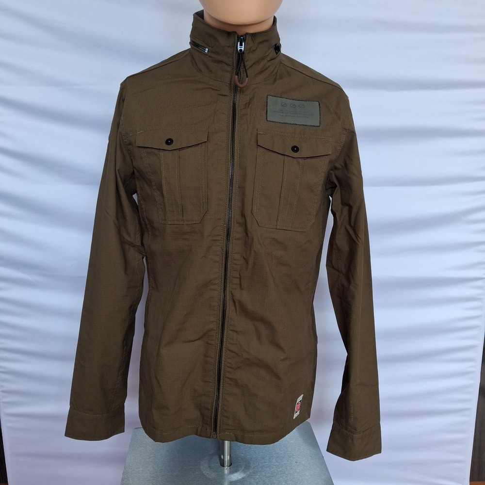 G-Star Raw Originals Mens Brown Ripstop Field Jacket Type 5204 3301 Medium